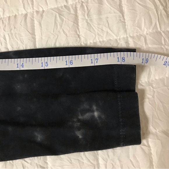 Free People Be Free Tie Dye Tee size XS Charcoal Combo - Picture 7 of 9